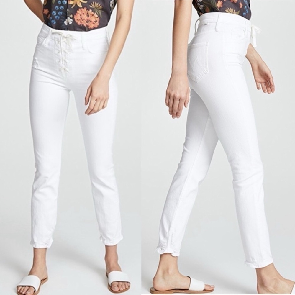 MOTHER Lace Up Dazzler Ankle Chew Jeans | Size 25